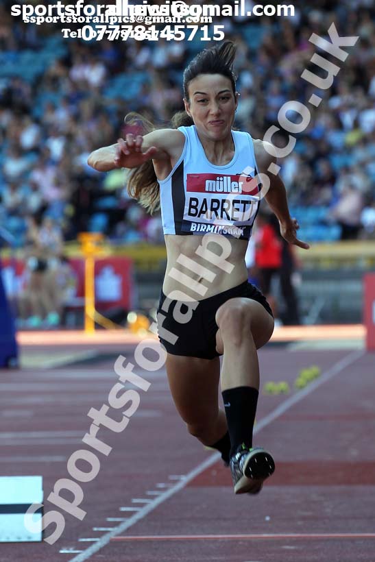 Womens triple jump, 2019 Muller British Championships, Alexander Stadium, Birmingham. Photo: David T. Hewitson/Sports for All Pics